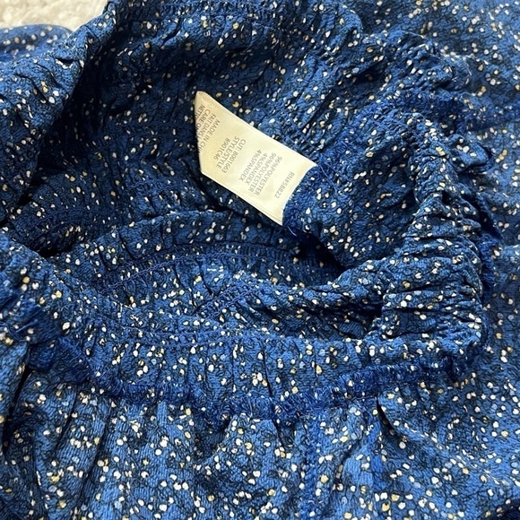 NWT Max Studio Floral Crepe Jumpsuit Sleeveless Surplice Smocked Waist Wide Leg - Picture 8 of 11